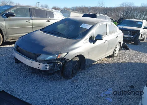 2013 Honda Civic Lx from USA, damaged, VIN 19XFB2F54DE002091
